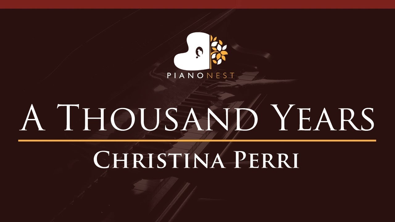 Christina Perri - A Thousand Years - HIGHER Key (Piano Karaoke / Sing Along)