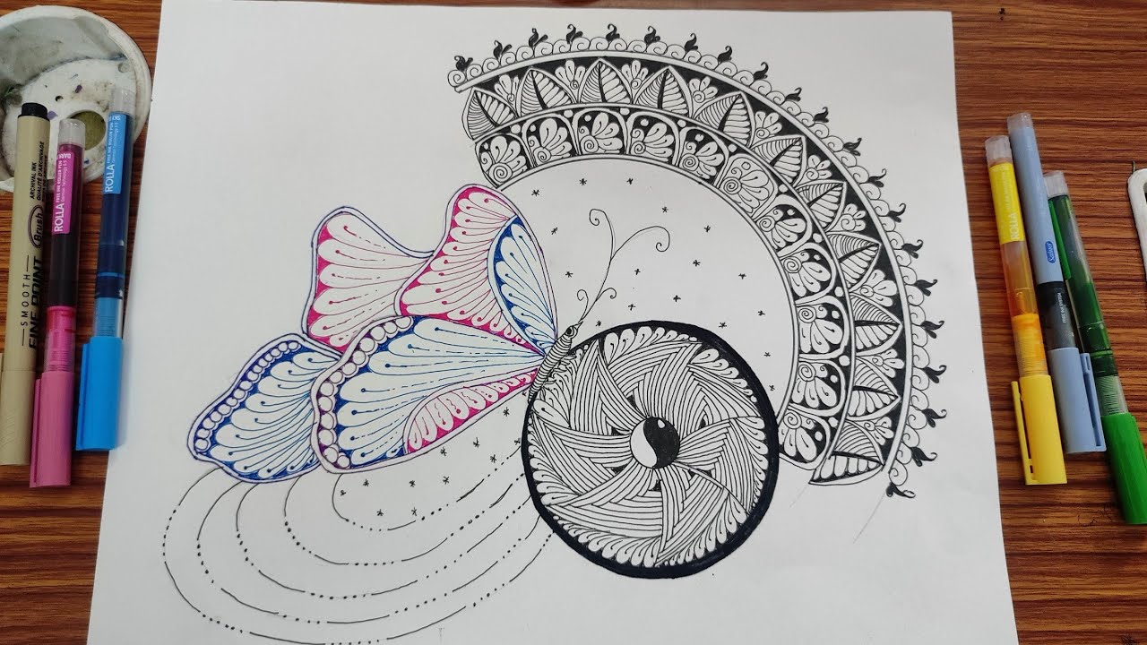 Zendala and mandala #art#draeing#trends#viral#youtubers#by#artlegends🌺🎉🖌️💥✨🎨⭐🦋