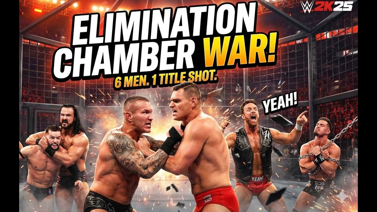 6 Superstars. 1 Title Shot. ELIMINATION CHAMBER CHAOS! | WWE 2K25