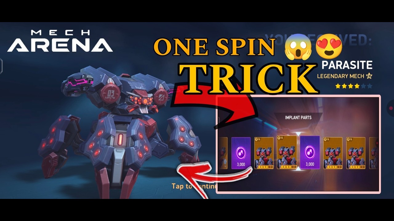 Was This Luck?  😱! Parasite Legendary 😍 | Mech Arena