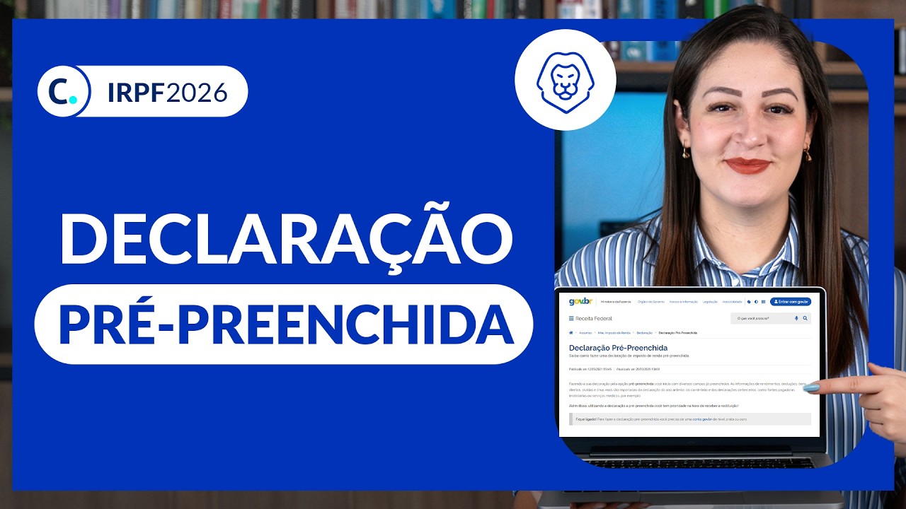 DECLARA&Ccedil;&Atilde;O PR&Eacute;-PREENCHIDA 2026: Como fazer sozinho - passo a passo simples