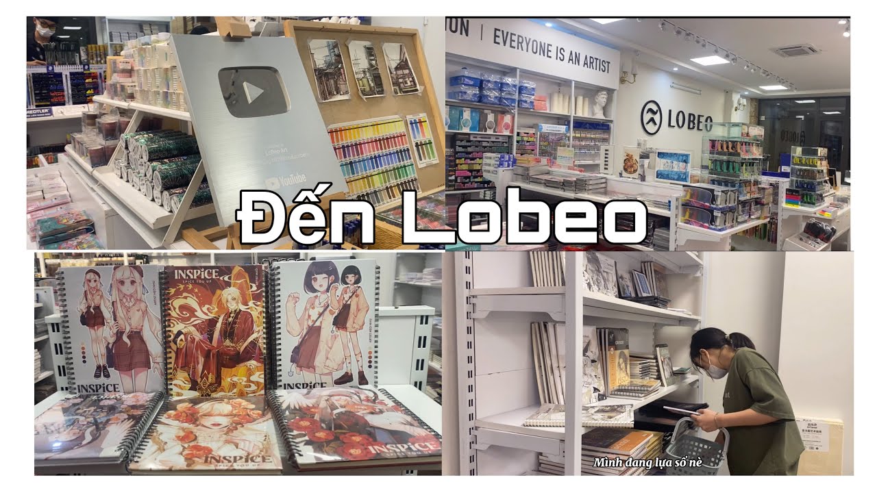 Mua hoạ cụ ở cửa hàng Lỗ store - Thăm quan Lỗ béo