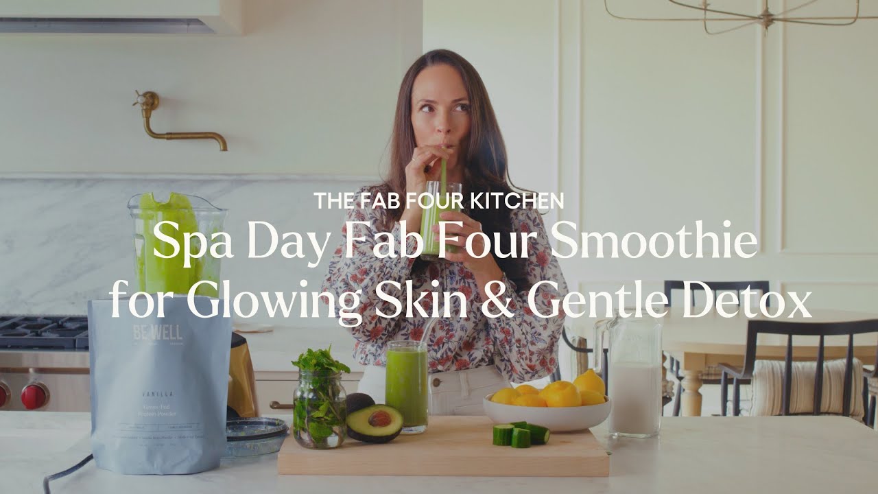 The Spa Day Fab Four Smoothie | The Ultimate Fruit-Free Smoothie for Glowing Skin & Gentle Detox