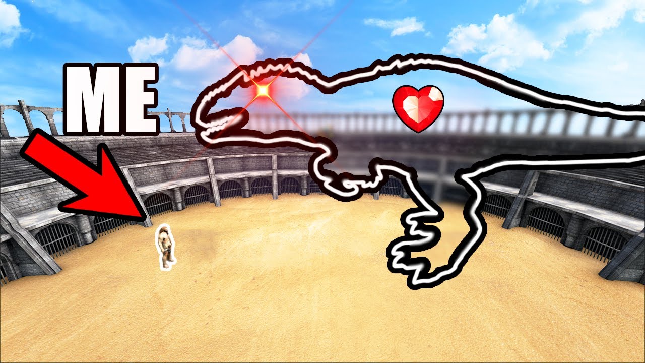 Ark But Dinos Are INVISIBLE!!
