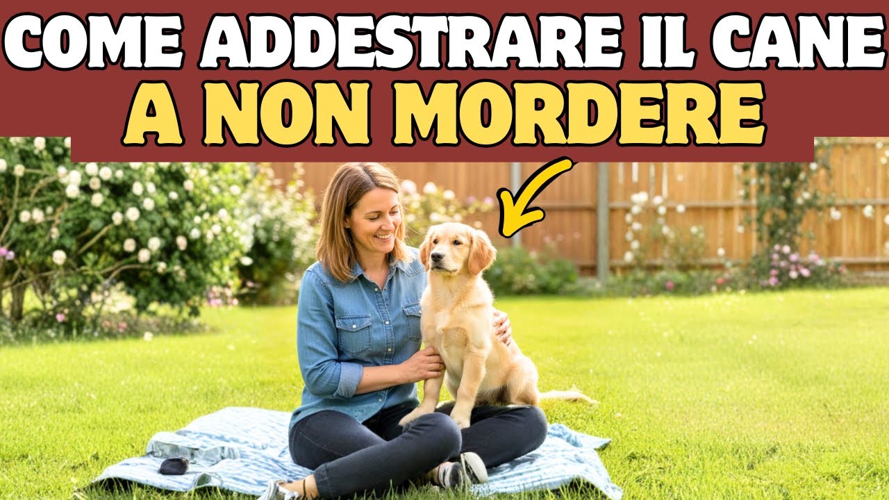 COME INSEGNARE AL TUO CANE A NON MORDERE IN 3 MOSSE