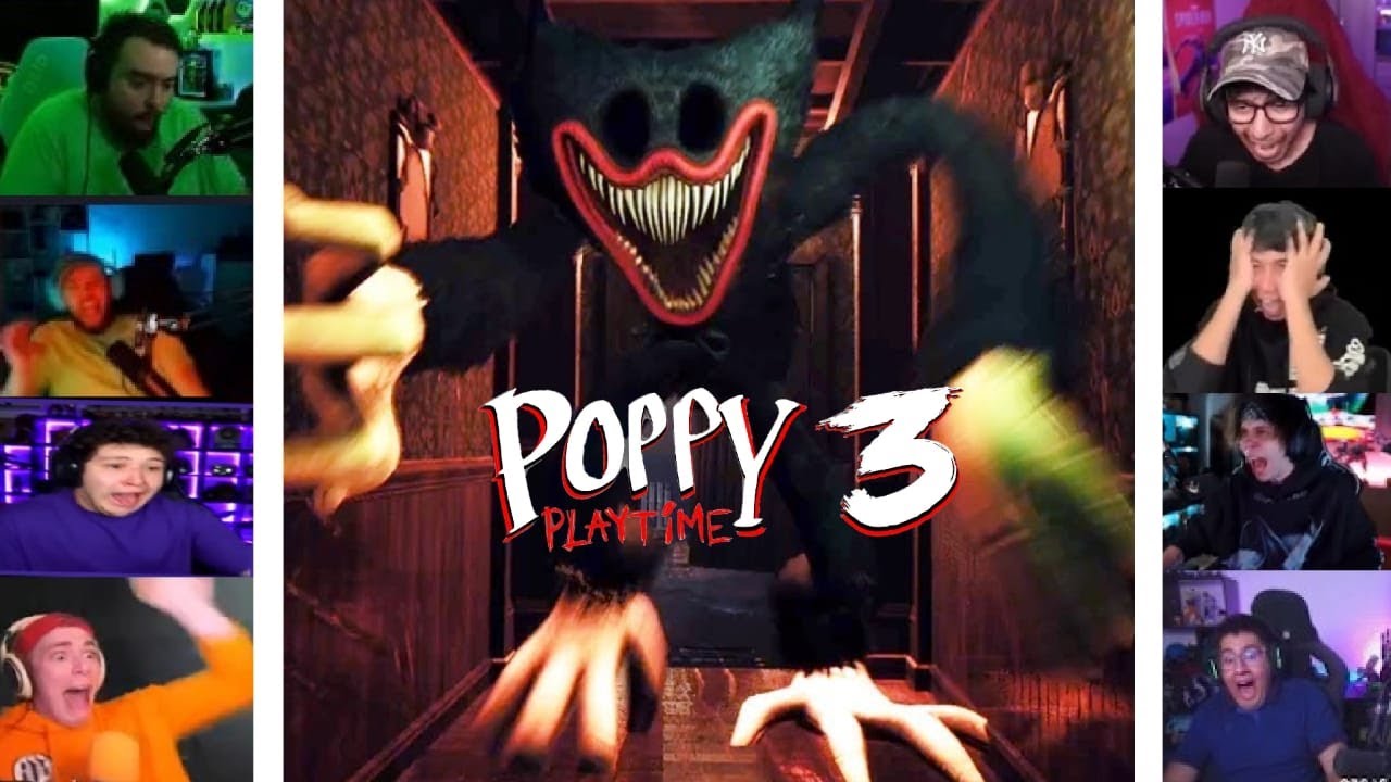 RECOPILACIÓN de SUSTOS en POPPY PLAY TIME 3