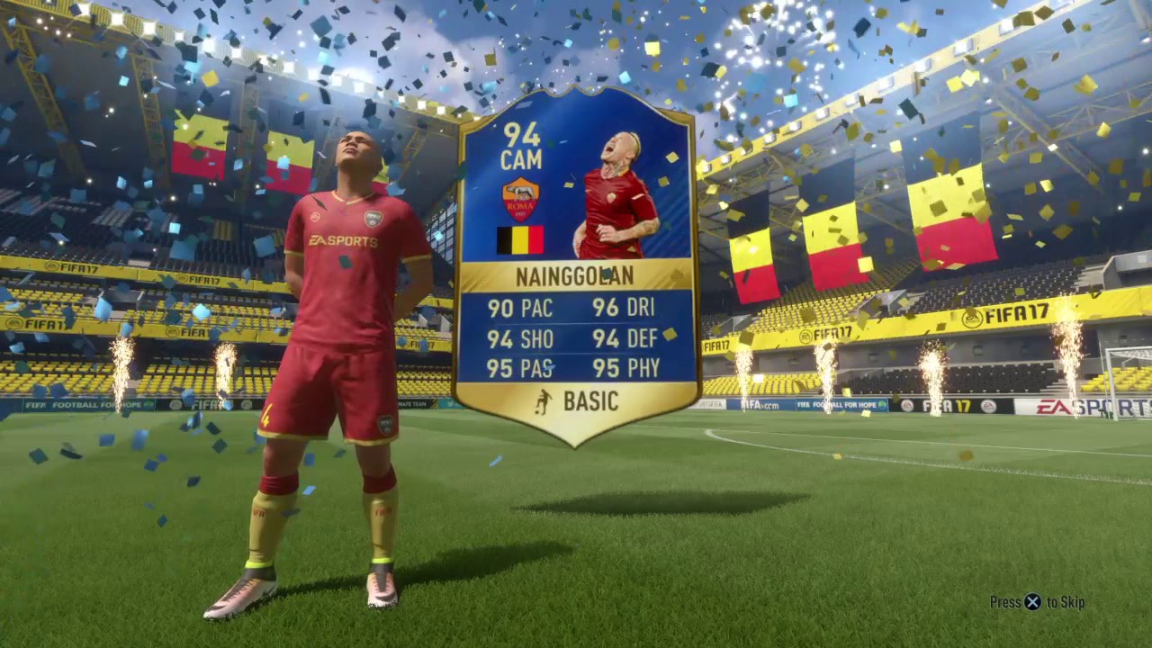 FIFA 17 | 94 NAINGGOLAN IN A FREE PACK