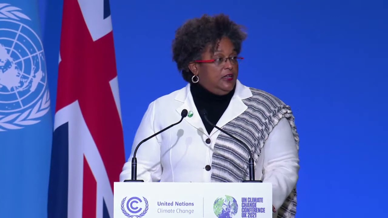 Mia Mottley, Prime Minister of Barbados speech at #COP26