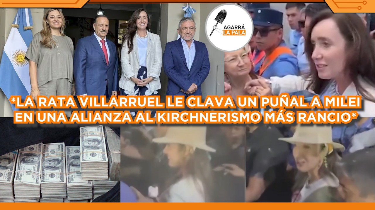 VILLARRUEL HIZO UN PAPEL&Oacute;N CON GOBERNADOR KIRCHNERISTA TRAS CLAVARLE UN PU&Ntilde;AL A MILEI EN LA ESPALDA