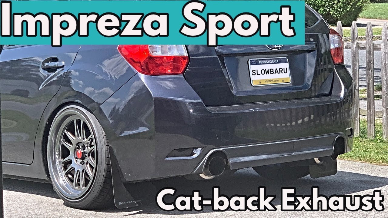 2012 Subaru Impreza (FB20) Invidia N1 Dual Cat-back Exhaust