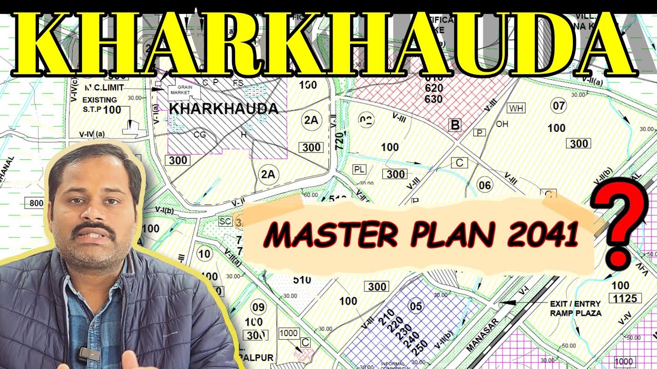 KHARKHAUDA MASTER PLAN 2041 WITH ALL DEEN DAYAL PLOTS | IMT KHARKHODA | PLOTS | INDUSTRIAL LAND