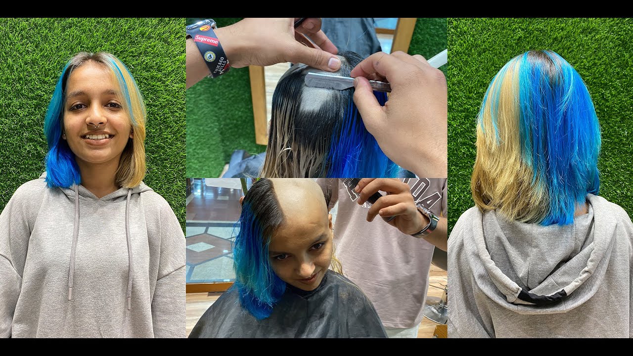 Mumbai Girl After Getting  Long to Short Haircut She Came Back for Clean Head Shave |Pineapple Salon