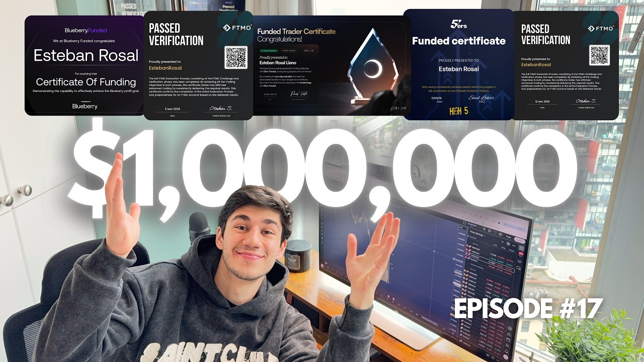$1M Funded Challenge | Ep.17 $550K FUNDED! $1.3K Payout Secured (Forex Swing Trader)