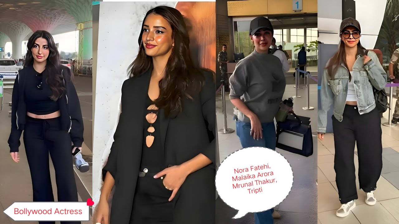 Bollywood Actresses | Nora  | Malaika | Mrunal Thakur | Tripti Dimri | New Videos Update Viral 🔥