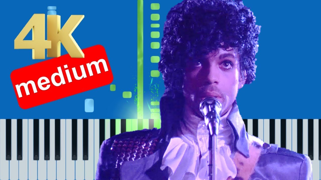 Prince - I Would Die 4 U (Medium) Piano Tutorial 4K