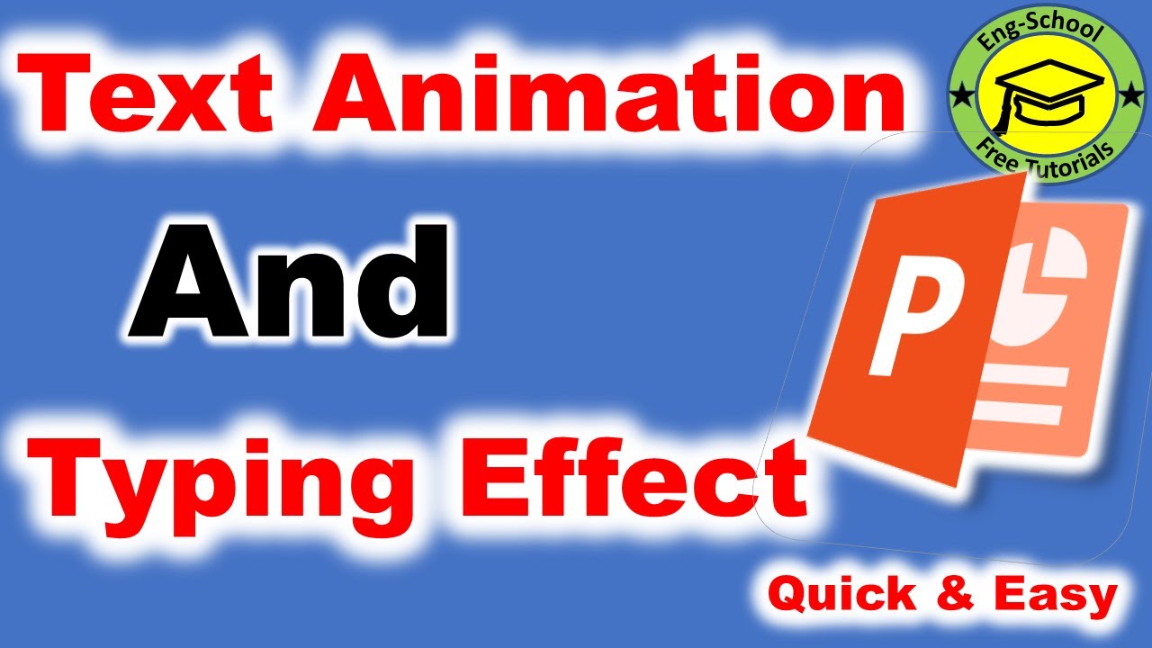 PowerPoint Text Animation  | Typing Text Effect  | Typewriter Effect