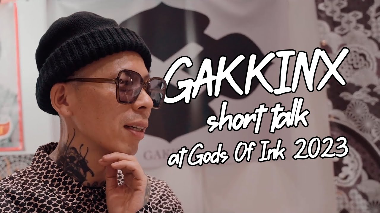 Gakkinx's short talk at Gods Of Ink 2023