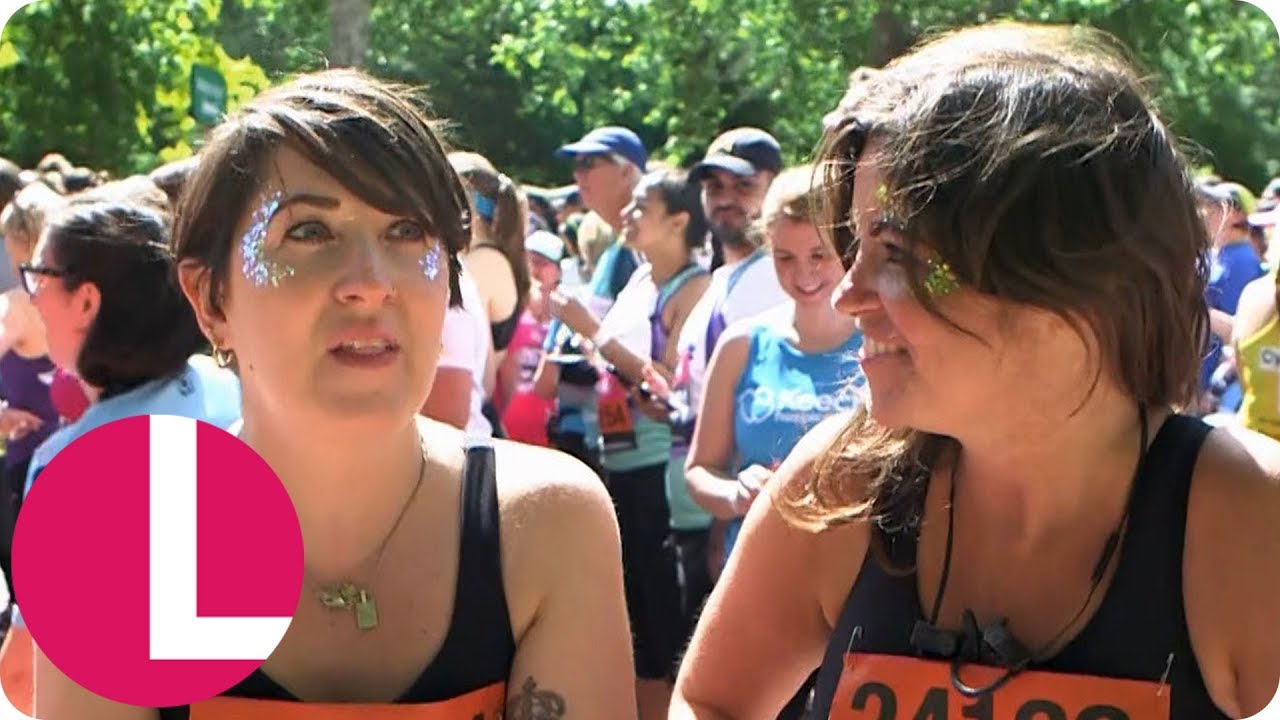 Bowel Babe Deborah James and Friends Run the London Vitality 10K in Their Knickers | Lorraine