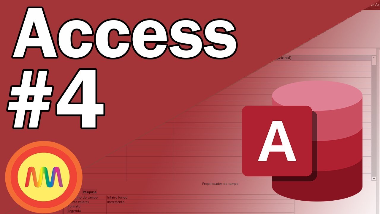 Access Básico - Aula 4 - Criando um formulário de consulta/Botão de criar, salvar, editar e navegar.