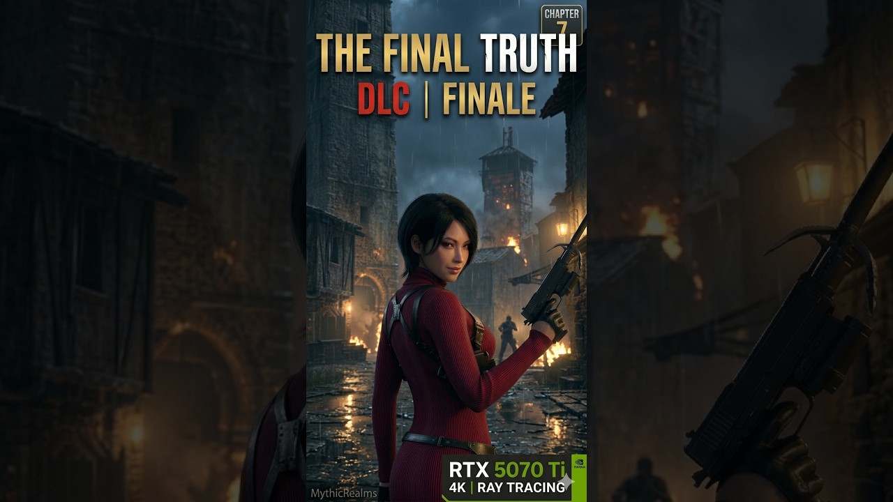 THE END OF THE ROAD! 💋 RE9 LORE REVEALED? | RE4 Separate Ways Finale 5070 Ti Ray Traced | Vertical