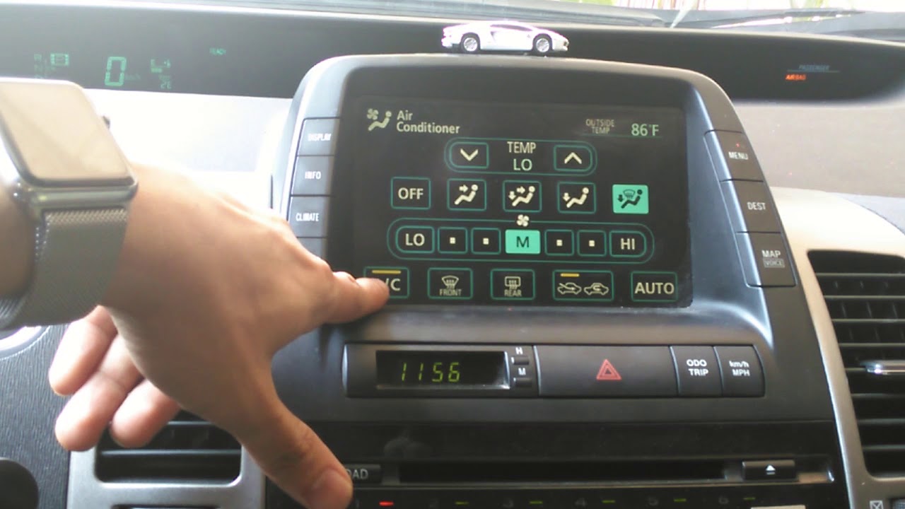 យល់ដឹងពីមុខងារ Air-Con Prius 2004 - 2009 - Air-Con Function Temperature
