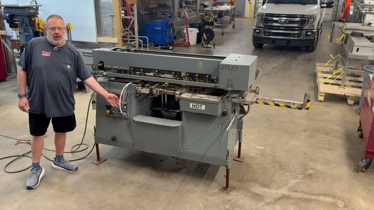 Mateer Burt 408 D Roll Through Labeler