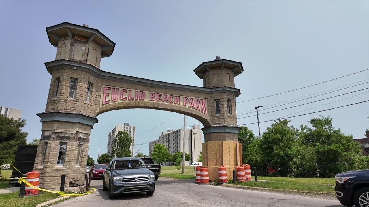 The Euclid Beach Arch is on the move