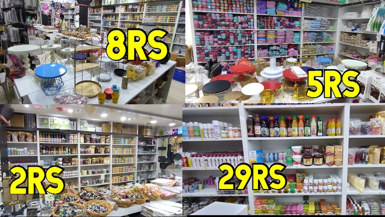 Bangalore Biggest Wholesale Decoration&Cake Baking Material Shop/Courier Available/Shopping