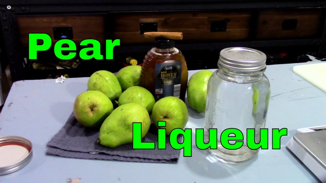 How to make Pear liqueur