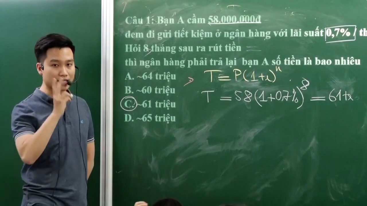 BÀI TOÁN LÃI SUẤT (PHẦN 1) RẤT HAY _Toán 12 (Mới)_ Thầy Nguyễn Quốc Chí