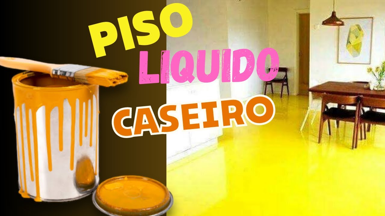 PISO L&Iacute;QUIDO CASEIRO Para todas as &aacute;reas ‼️