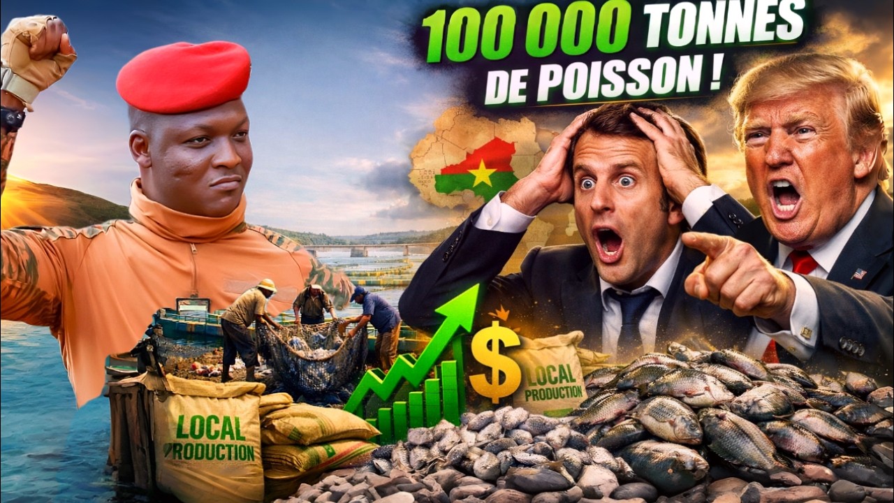 Ibrahim Traoré : 100 000 tonnes de poisson, la stratégie qui choque déjà tout un pays