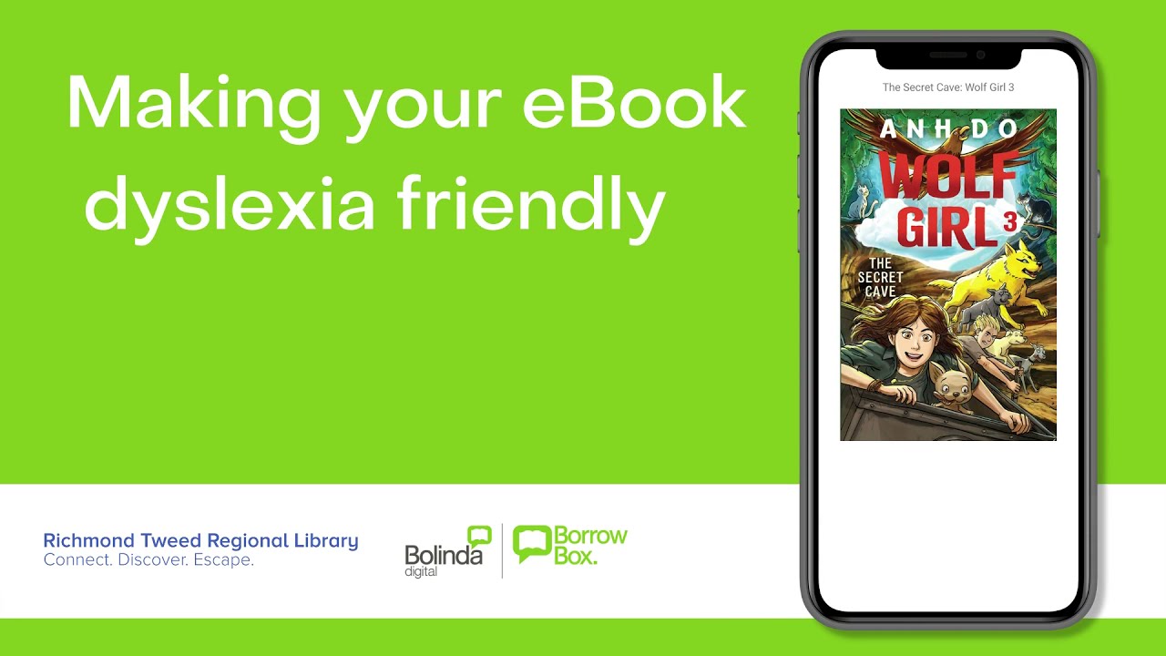 Making your eBook dyslexia friendly on BorrowBox