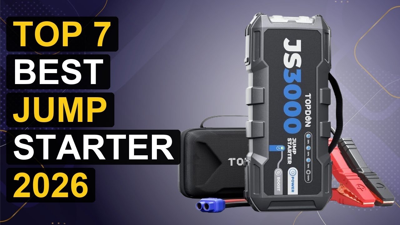Top 7 Best Jump Starter 2026 | Top Car Jump Starter Pick