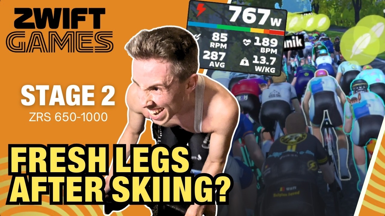 Racing Esports Pros on Hudson Hustle – Zwift Games (Stage 2)
