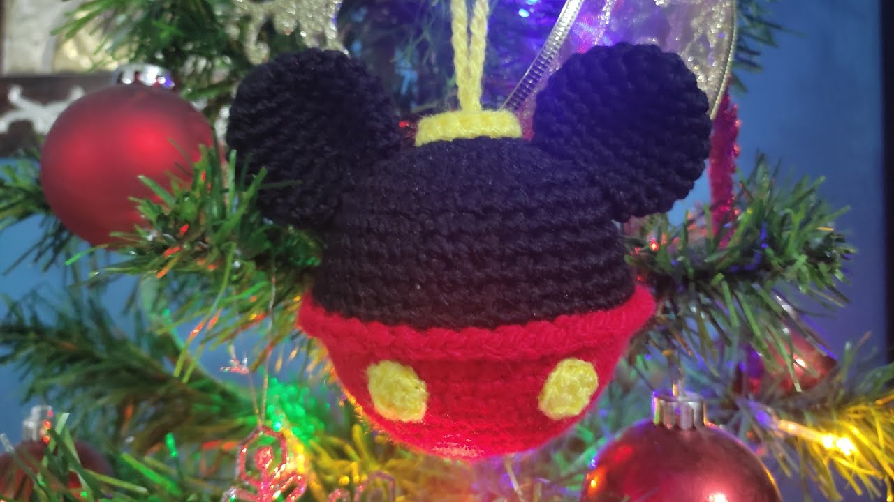 Esfera de Mickey a crochet