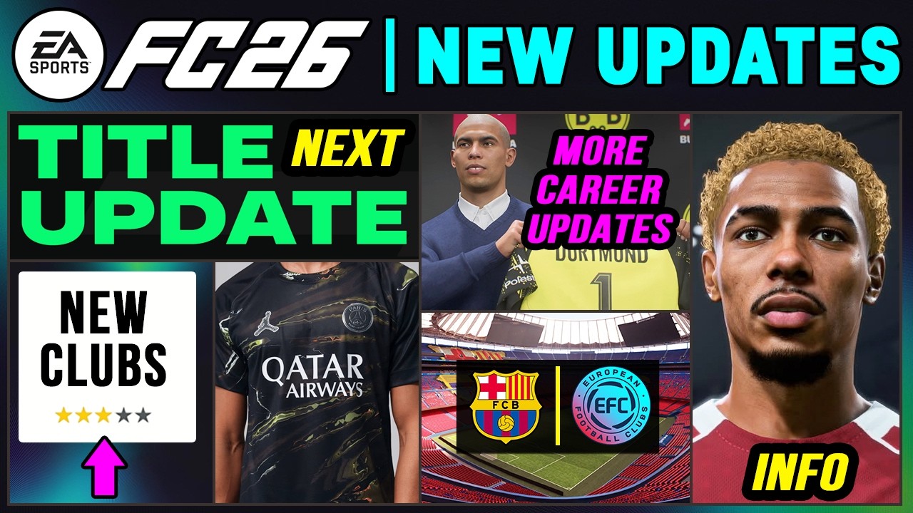 EA FC 26 NEWS | NEW CONFIRMED Updates, Licenses, Real Faces & More ✅