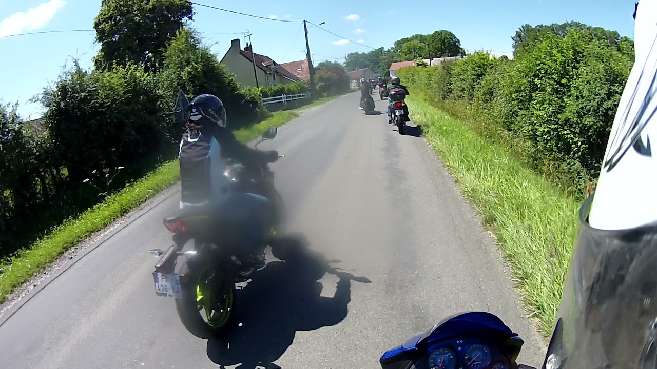 L'hommage des motards à Etienne dimanche 11 juillet 2021 secteur de Châteauroux (partie 2)