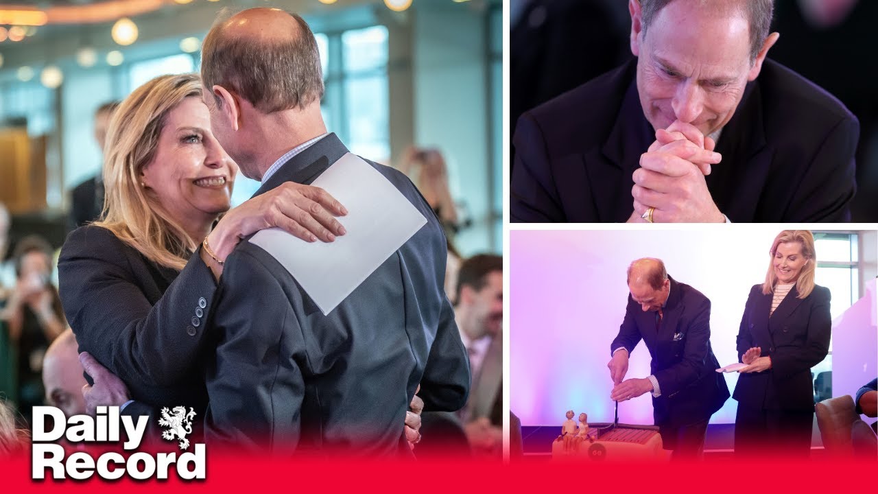 Duke of Edinburgh surprised as wife Sophie gives emotional 60th birthday speech to 