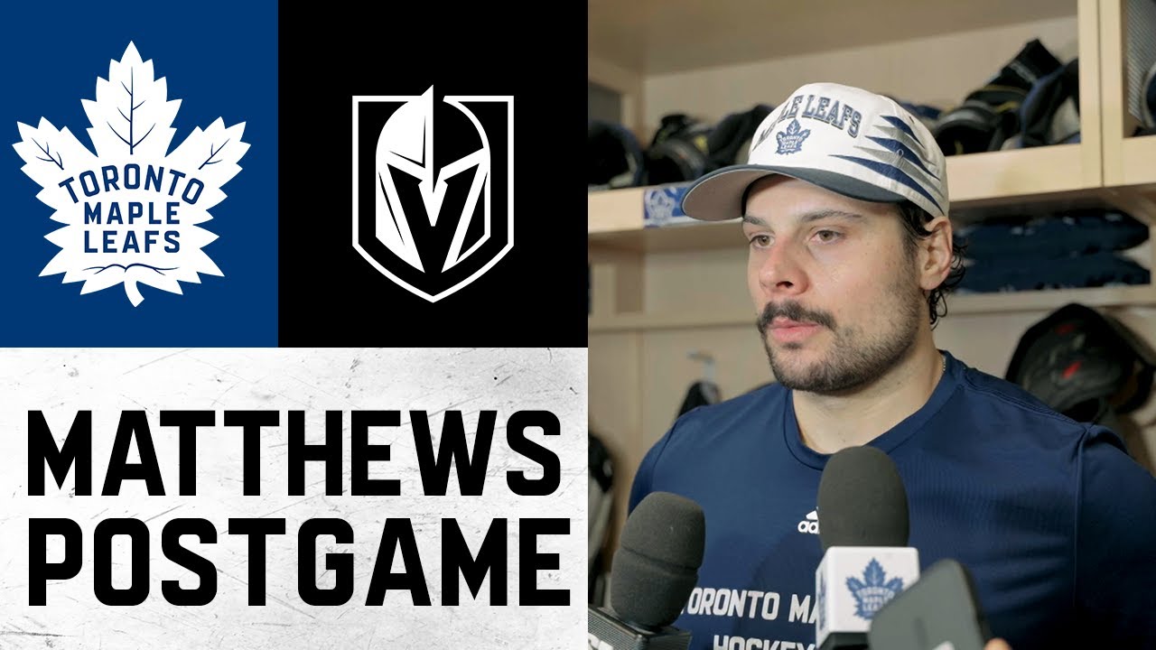 Auston Matthews | Post Game vs Vegas Golden Knights | January 15, 2026
