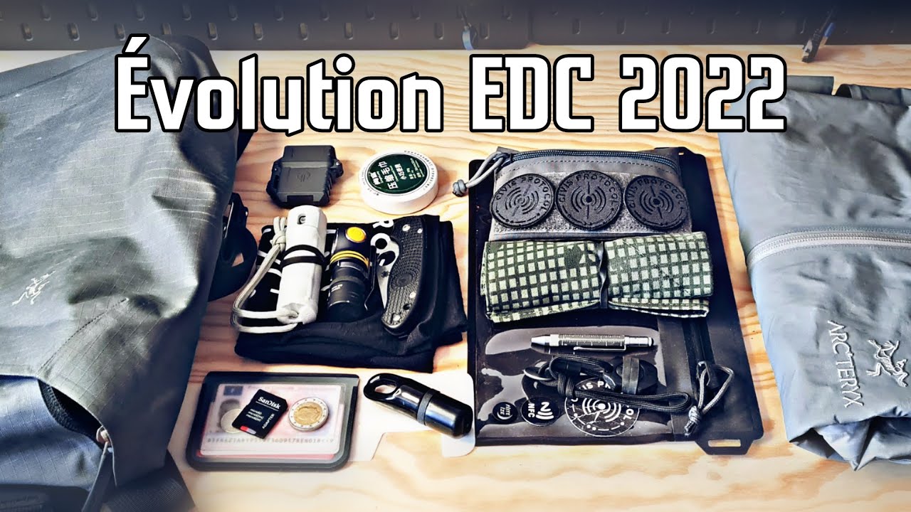 Evolution de mon EDC en 2022 // Arcteryx, Armytek, Thyrm, Spyderco, Sabre red etc...