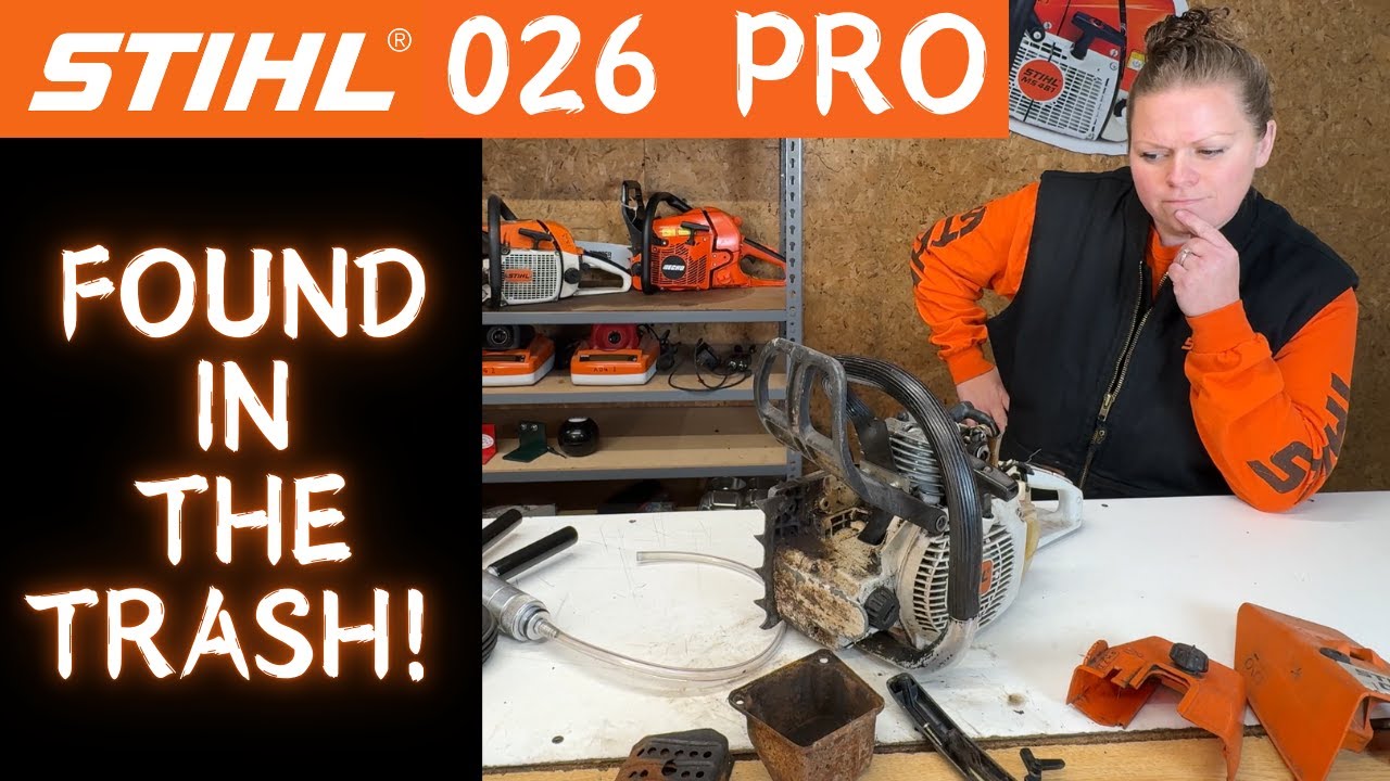 Piła łańcuchowa Stihl 026 PRO! -- Znaleziona na śmietniku! -- Dlaczego nie działa?