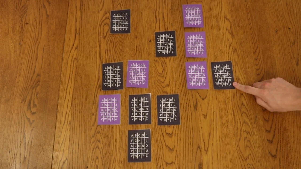Alphacross Overview (Button Shy 18 Identical Card Contest)