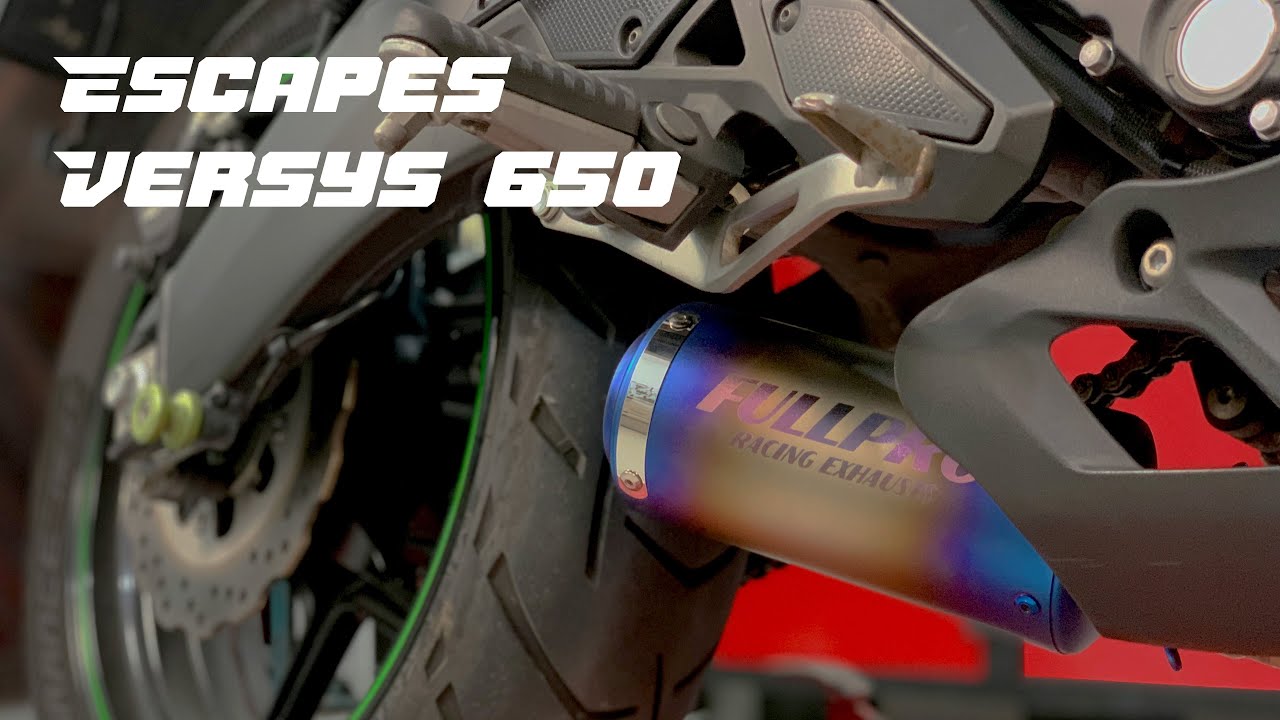 Versys 650/ER6N com os escapes FullPro!!! 🔥🔥