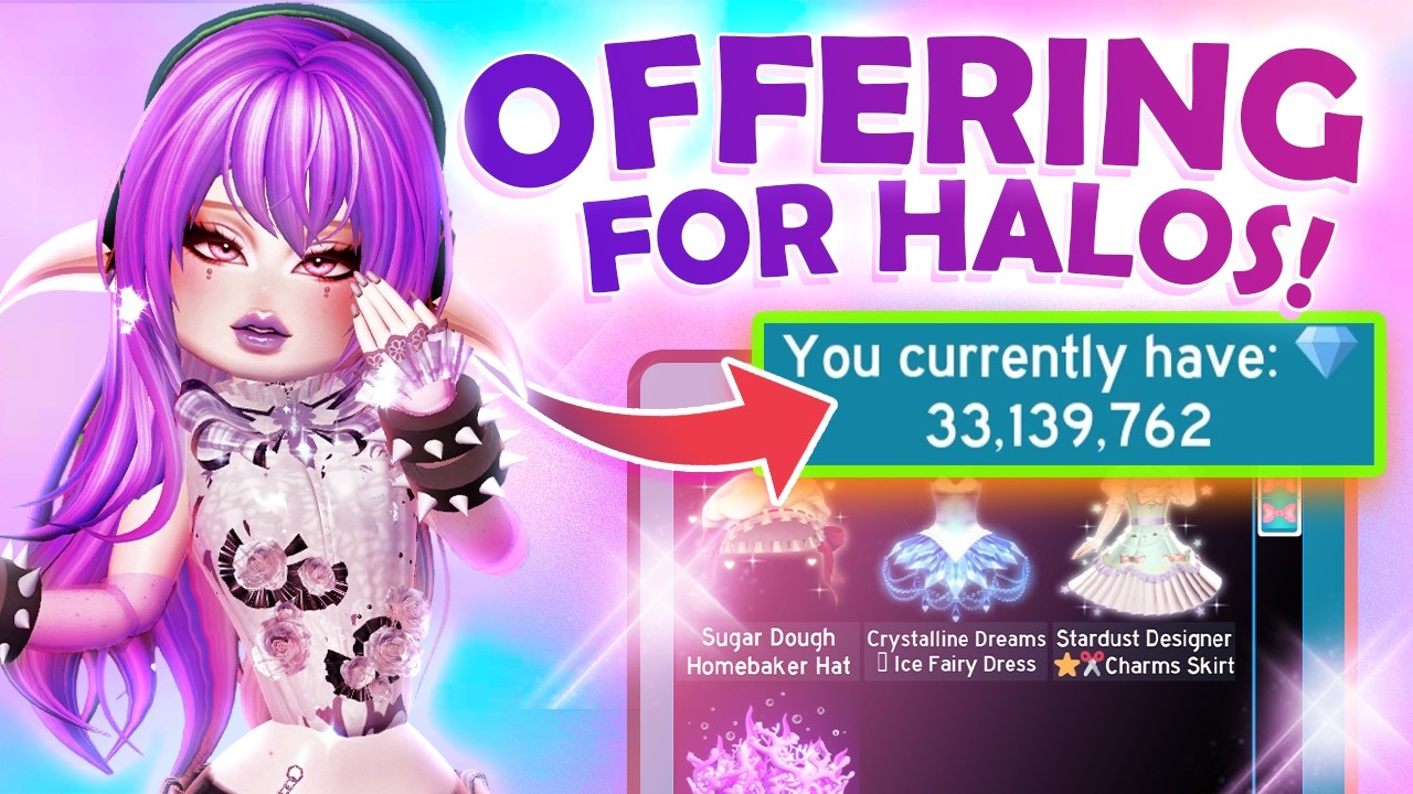 OFFERING FOR HALOS In Royale High RICH SERVERS! 🏰💎