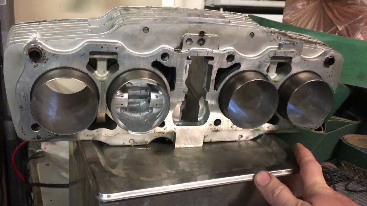 Boring out a CB750 to Big Bore 850cc on Cycle Cyl Bar instructional