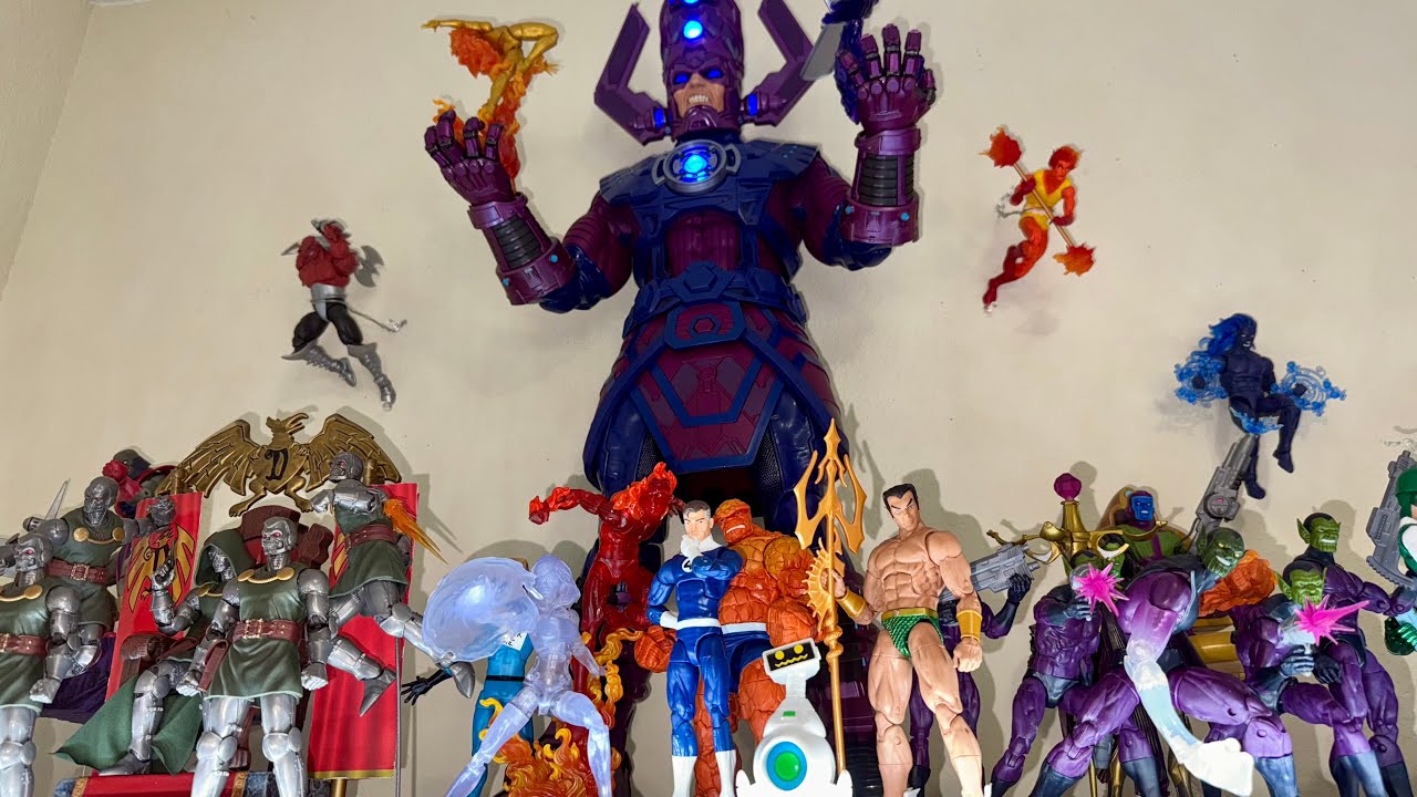 MARVEL LEGENDS FANTASTIC FOUR COLLECTION DISPLAY (2025 UPDATE)