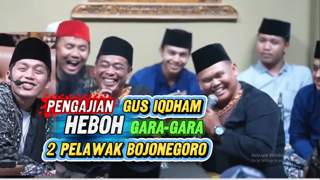 HEBOH !! GUS IQDAM DI DATANGI CAK KOMET & CAK DODOK Bojonegoro || Ngaji rutinan Sabilu Taubah