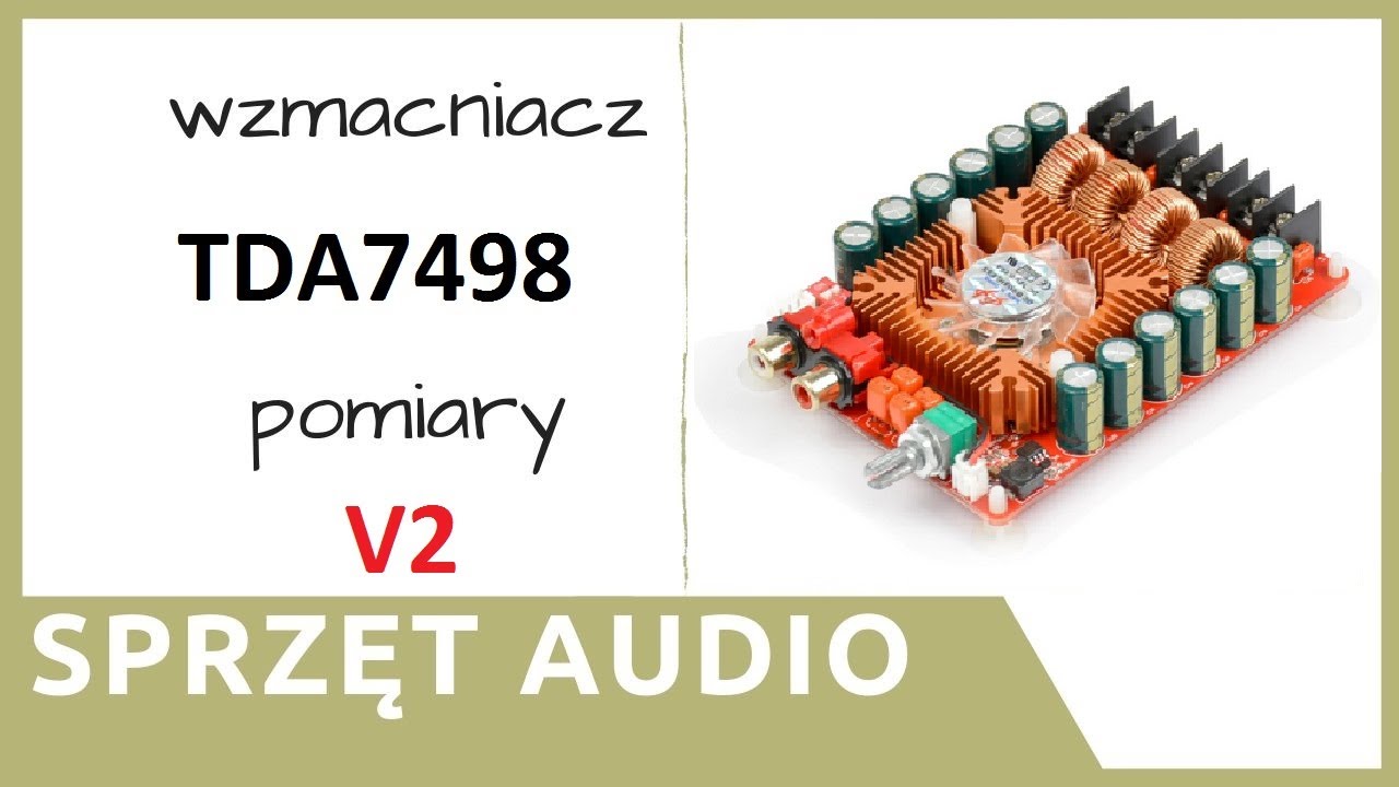 ZIZ - dwukanałowy wzmacniacz audio pracujący w klasie D, TDA7498 - inne rozwiązanie układowe