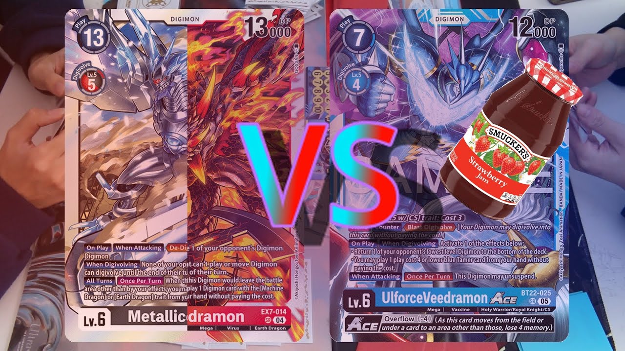 Digimon TCG Ulforceveedramon Ace vs Galaxy Dragons